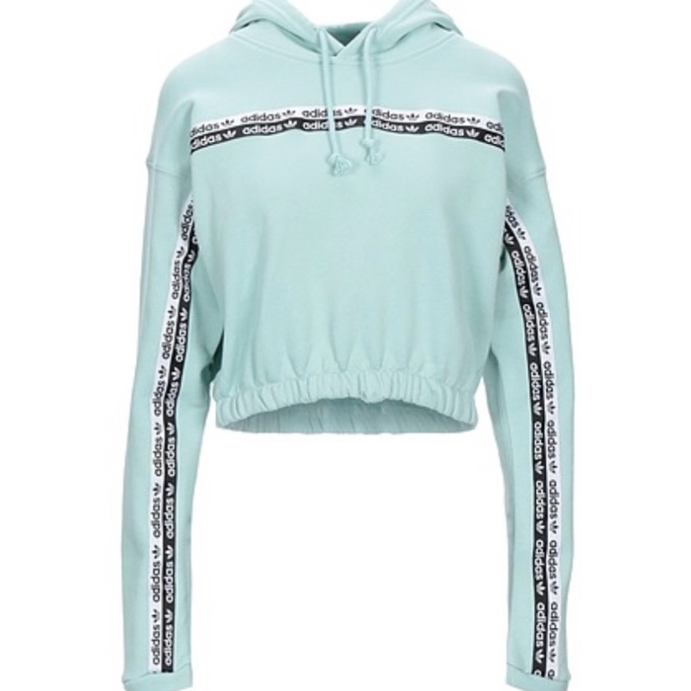 Adidas Cropped Hoodie Size Small